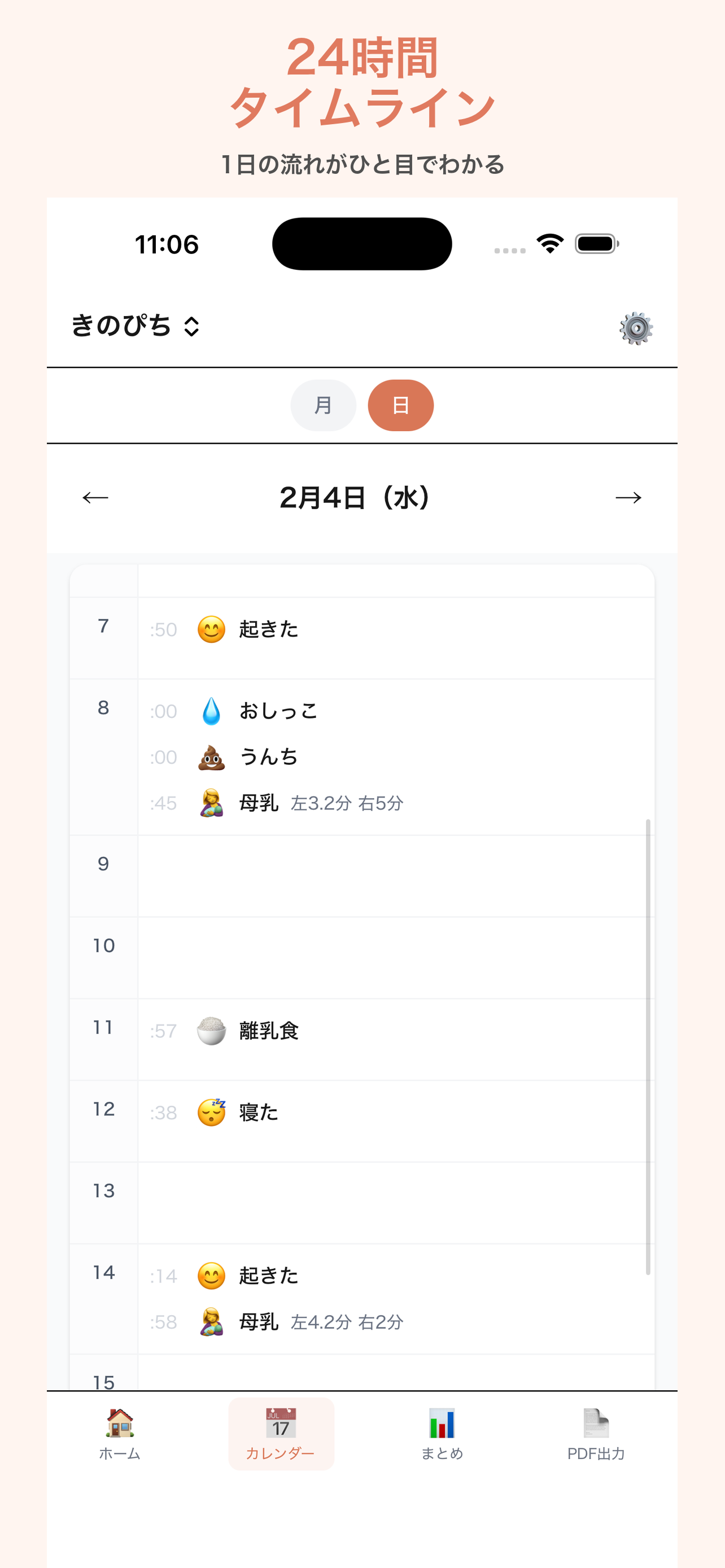 タイムライン